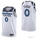 Maillot NBA Pas Cher Minnesota Timberwolves Jeff Teague 0 Blanc Association 2017/18