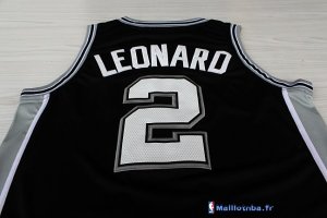 Maillot NBA Pas Cher San Antonio Spurs Kawhi Leonard 2 Noir