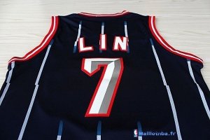 Maillot NBA Pas Cher Houston Rockets Jeremy Lin 7 Retro Bleu