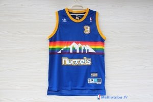 Maillot NBA Pas Cher Denver Nuggets Allen Iverson 3 Bleu Profond