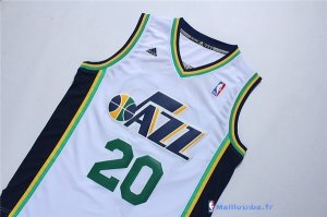 Maillot NBA Pas Cher Utah Jazz Gordon Hayward 20 Blanc