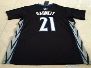 Maillot NBA Pas Cher Minnesota Timberwolves Kevin Garnett 21 Noir MC