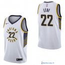 Maillot NBA Pas Cher Indiana Pacers T.J. Leaf 22 Blanc Association 2017/18