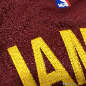 Maillot NBA Pas Cher Cleveland Cavaliers Junior LeBron James 23 Rouge 2017/18