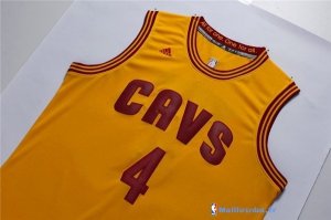 Maillot NBA Pas Cher Cleveland Cavaliers Iman Shumpert 4 Jaune