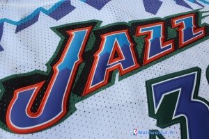 Maillot NBA Pas Cher Utah Jazz Karl Malone 32 Blanc
