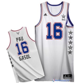 Maillot NBA Pas Cher All Star 2015 Pau Gasol 16 Blanc