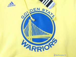 Sweat Capuche NBA Golden State Warriors Jaune City