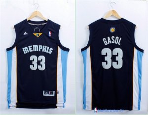 Maillot NBA Pas Cher Memphis Grizzlies Pau Gasol 33 Bleu