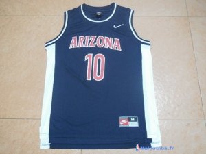 Maillot NCAA Pas Cher Arizona Bibby 10 Bleu