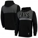 Cleveland Cavaliers FISLL Black Tonal Colorblock Chenille Patch Pullover Hoodie