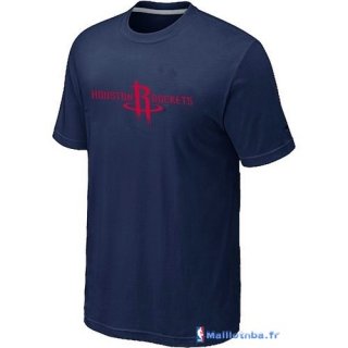 T-Shirt NBA Pas Cher Houston Rockets Tinta Bleu