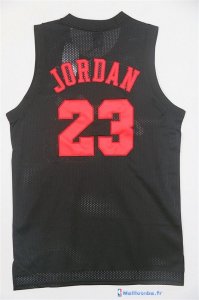 Maillot NBA Pas Cher Chicago Bulls Michael Jordan 23 Noir Engrener