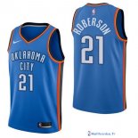 Maillot NBA Pas Cher Oklahoma City Thunder Andre Roberson 21 Bleu Icon 2017/18