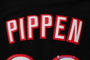 Maillot NBA Pas Cher Portland Trail Blazers Scottie Pippen 33 Noir