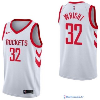 Maillot NBA Pas Cher Houston Rockets Brandan Wright 32 Blanc Association 2017/18