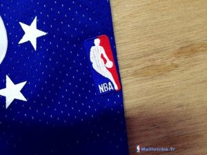 Pantalon NBA Pas Cher Philadelphia Sixers Retro Bleu