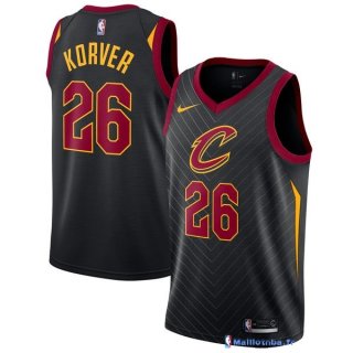 Maillot NBA Pas Cher Cleveland Cavaliers Kyle Korver 26 Noir Statement 2017/18