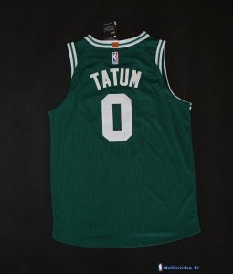 Maillot NBA Pas Cher Boston Celtics Jayson Tatum 0 Vert 2017/18