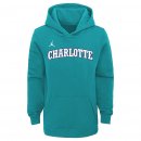 Charlotte Hornets Jordan Brand Teal Hardwood Classics Club Fleece Pullover Hoodie