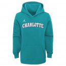 Charlotte Hornets Jordan Brand Teal Hardwood Classics Club Fleece Pullover Hoodie