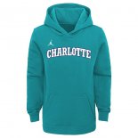 Charlotte Hornets Jordan Brand Teal Hardwood Classics Club Fleece Pullover Hoodie