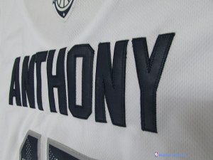 Maillot NBA Pas Cher USA 2016 Carmelo Anthony 15 Blanc