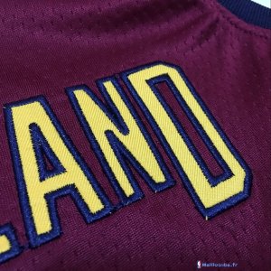 Maillot NBA Pas Cher Cleveland Cavaliers Junior LeBron James 23 Rouge 2017/18
