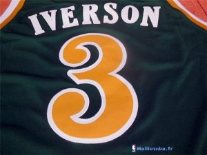 Maillot NCAA Pas Cher Bethel Park Allen Iverson 3 Retro Vert