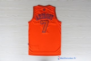 Maillot NBA Pas Cher New York Knicks Carmelo Anthony 7 Orange