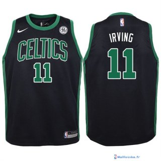 Maillot NBA Pas Cher Boston Celtics Junior Kyrie Irving 11 Noir 2017/18