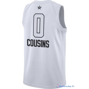 Maillot NBA Pas Cher NBA All Star 2018 DeMarcus Cousins 0 Blanc