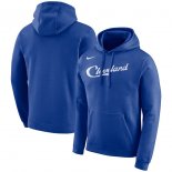 Cleveland Cavaliers Nike Blue City Edition Logo Essential Pullover Hoodie