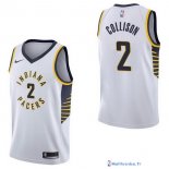 Maillot NBA Pas Cher Indiana Pacers Darren Collison 2 Blanc Association 2017/18