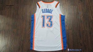 Maillot NBA Pas Cher Oklahoma City Thunder Paul George 13 Blanc Association 2017/18