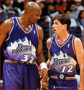 Maillot NBA Pas Cher Utah Jazz John Stockton 12 Pourpre