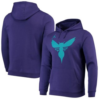 Charlotte Hornets Jordan Brand Purple 2019/20 Statement Edition Club Pullover Hoodie