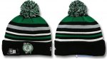 Tricoter un Bonnet NBA Boston Celtics 2017 Noir Bande