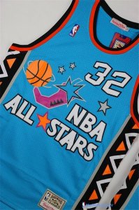 Maillot NBA Pas Cher All Star 1996 Shaquille O'Neal 32 Bleu