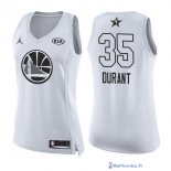 Maillot NBA Pas Cher All Star 2018 Femme Kevin Durant 35 Blanc