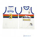 Maillot NBA Pas Cher Denver Nuggets Allen Iverson 3 Blanc 2016/2017