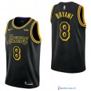 Maillot NBA Pas Cher Los Angeles Lakers Kobe Bryant 8 Noir 2017/18