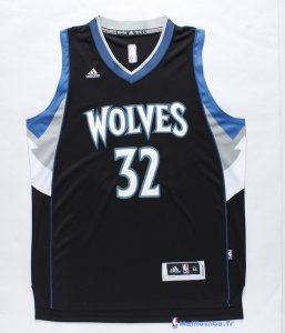 Maillot NBA Pas Cher Minnesota Timberwolves Karl Anthony 32 Towns Noir