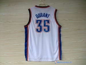 Maillot NBA Pas Cher Oklahoma City Thunder Blanc Kevin Durant 35