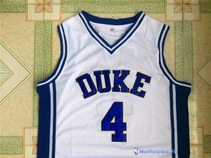 Maillot NCAA Pas Cher Duke J.J.Rougeick 4 Blanc