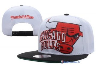 Bonnet NBA Chicago Bulls 2016 Blanc