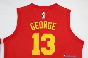 Maillot NBA Pas Cher Indiana Pacers Junior Paul George 13 Rouge