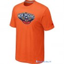 T-Shirt NBA Pas Cher New Orleans Pelicans Orange