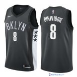 Maillot NBA Pas Cher Brooklyn Nets Spencer Dinwiddie 8 Noir Statement 2017/18