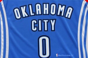 Maillot NBA Pas Cher Oklahoma City Thunder Femme Russell Westbrook 0 Bleu